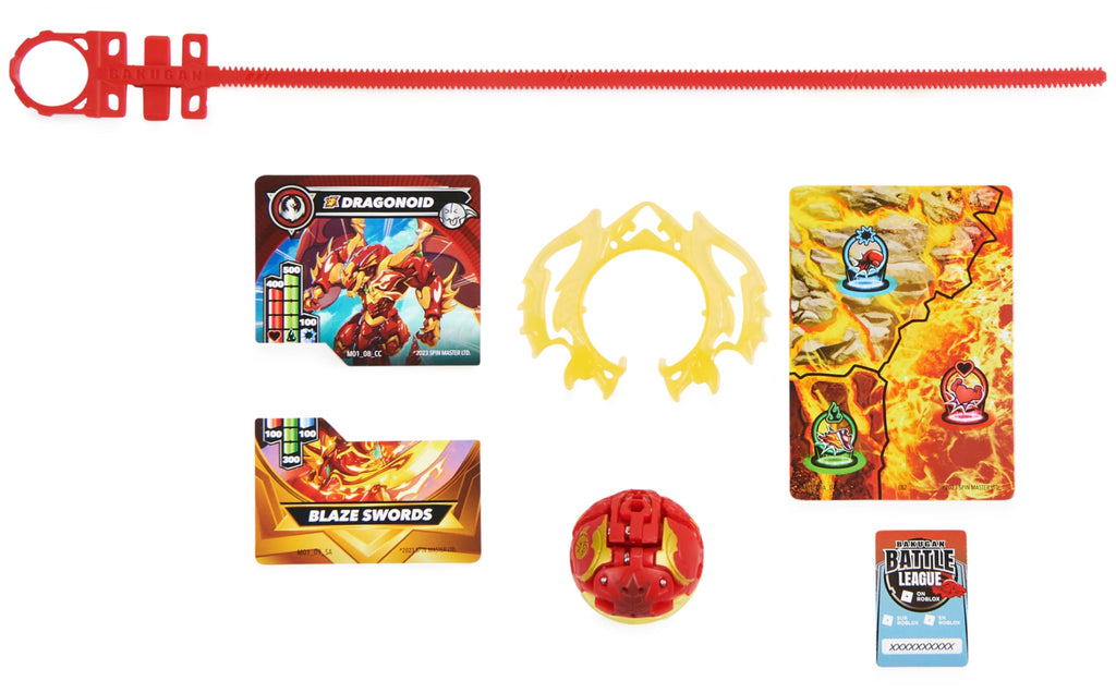 Bakugan 3.0 Special Attack 1er Pack – Individuell kombinierbare Actionfigur mit Charakterkarte, Roblox-Code & XL-Abziehschnur, für Kinder ab 6 Jahren