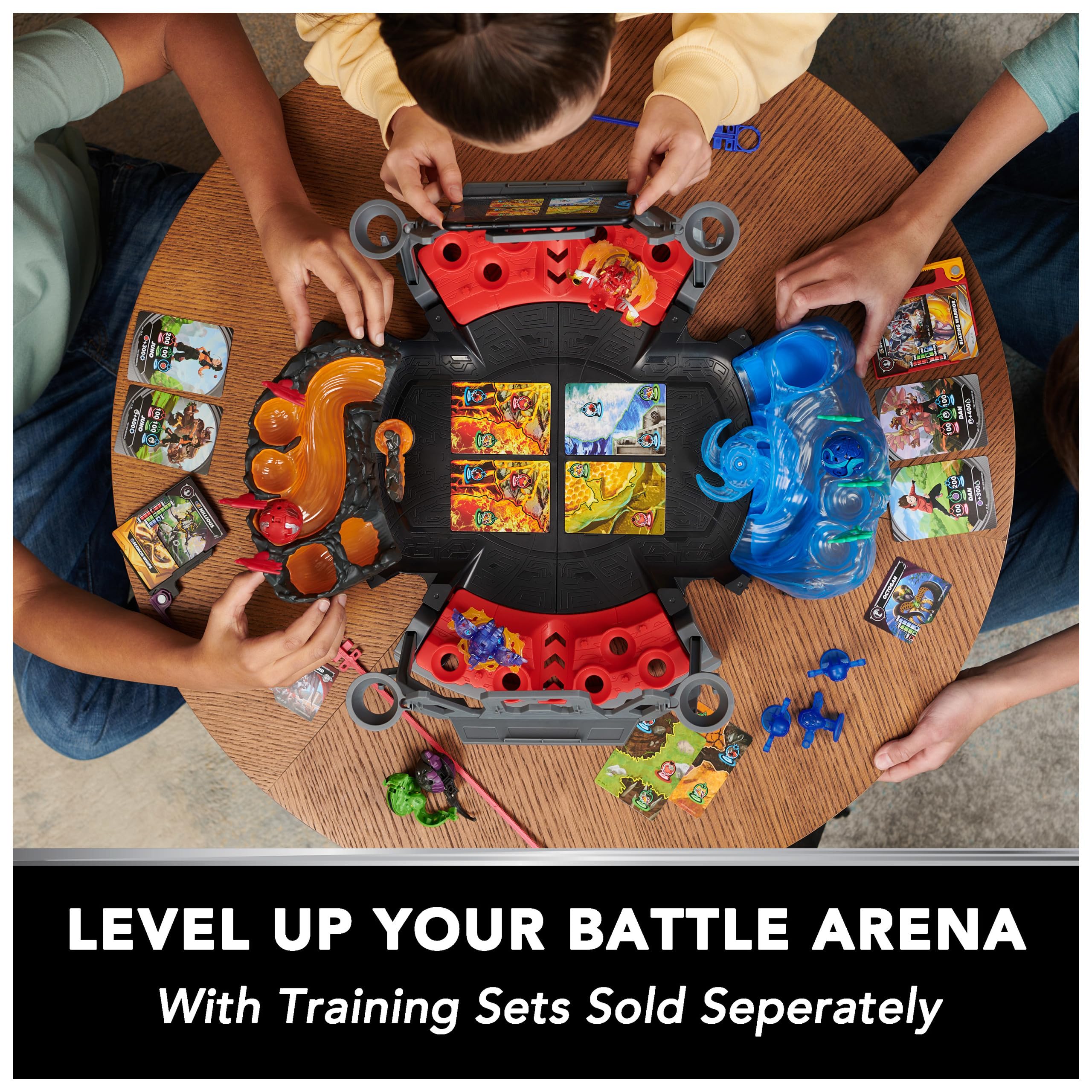 Bakugan Battle Arena with Exclusive Special Attack Dragonoid - Customizable Playset for Kids Ages 6+