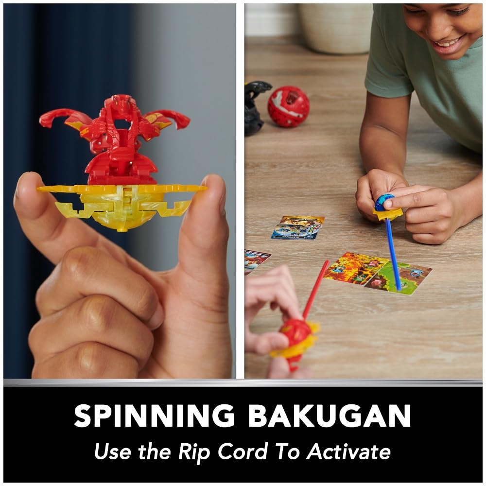 Bakugan Special Attack Dragonoid: Spinning Action Figure with Cards and Roblox Code