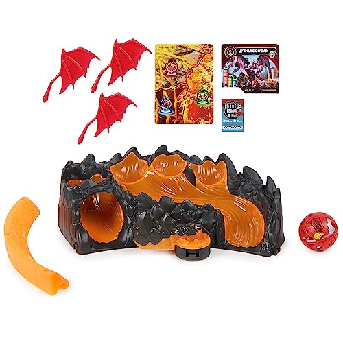 Bakugan Training Set with Titanium Dragonoid – Dragon Clan Playset for Kids Ages 6+