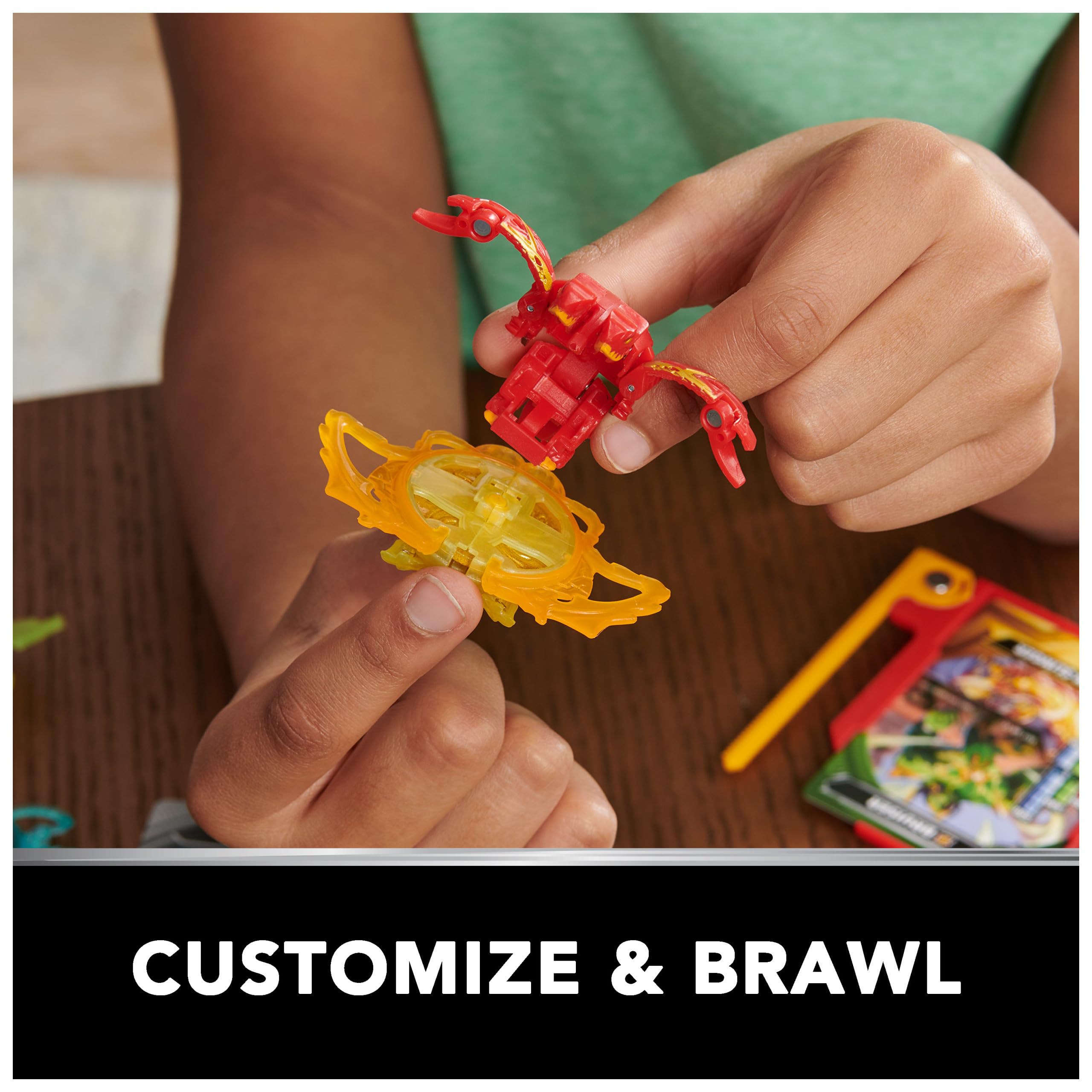 Bakugan Training Set with Titanium Dragonoid – Dragon Clan Playset for Kids Ages 6+
