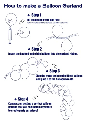 BALONAR 146Pcs Pastel Purple Balloon Garland Arch Kit for Baby Showers & Princess Parties