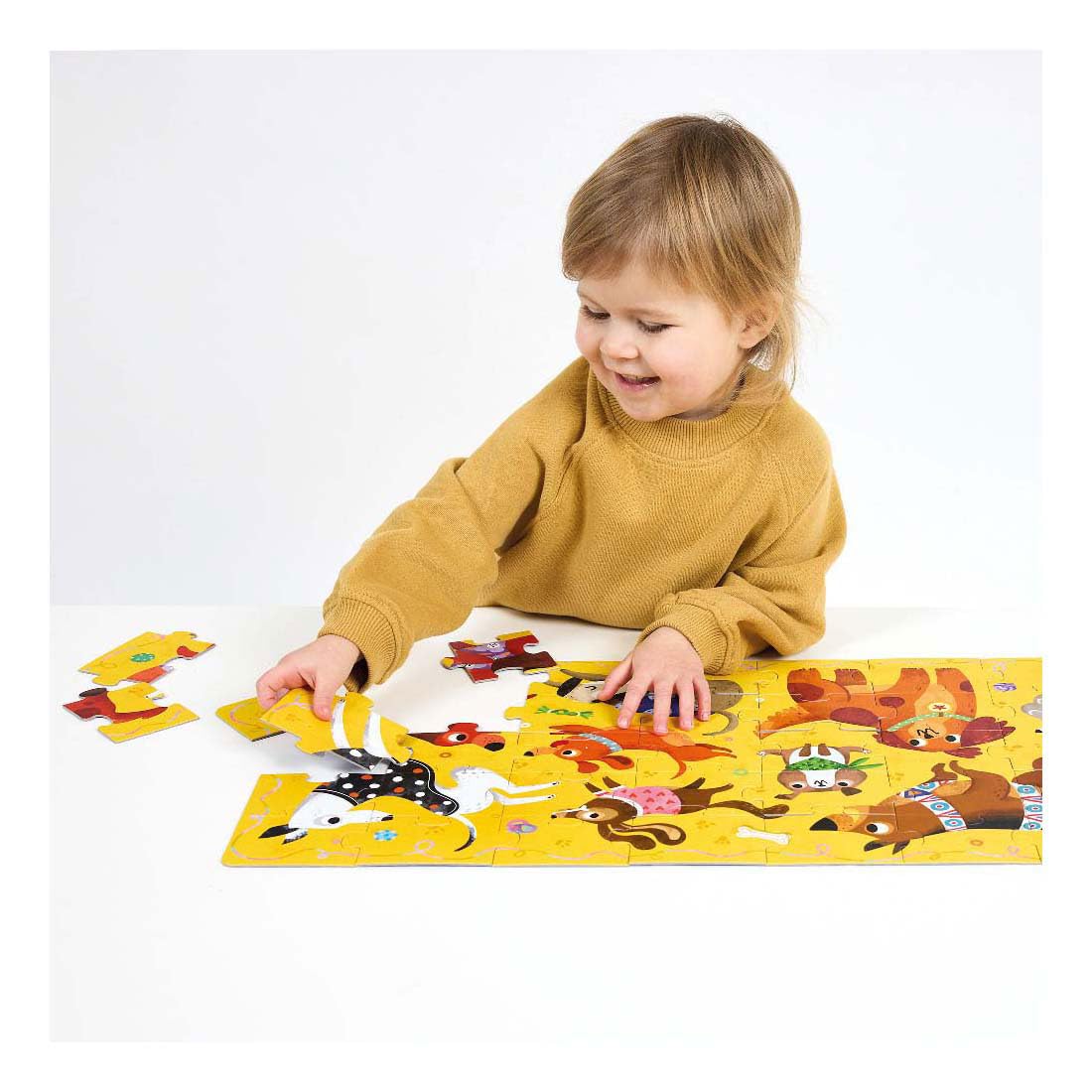 Banana Panda I Love Dogs Puzzle – 40-Piece Floor Puzzle for Toddlers Ages 3+