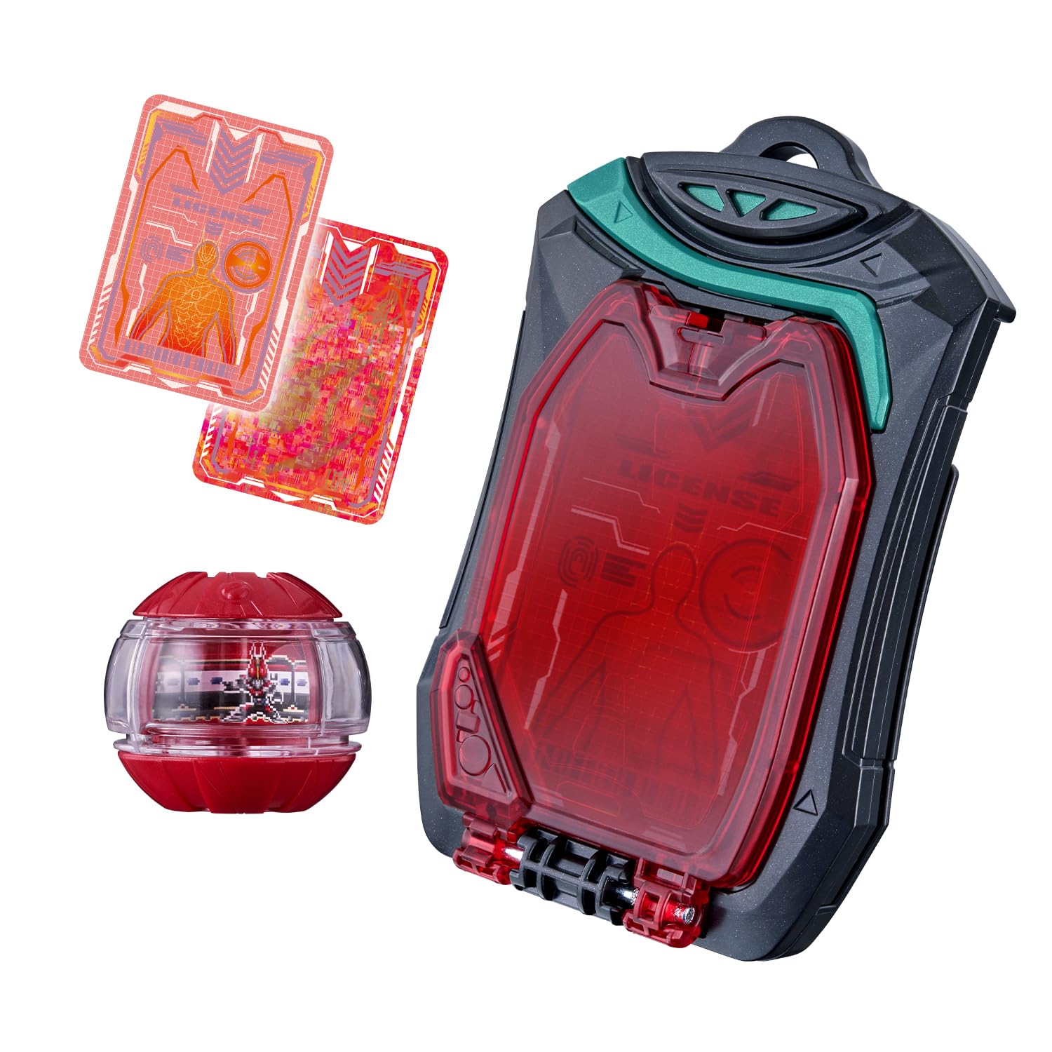 Bandai Kamen Rider Zetz DX Zetz License with Cards and Den O Capsule