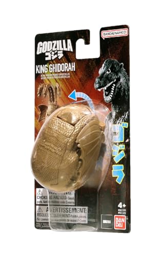 Bandai Namco Godzilla King Ghidorah Transforming Egg Toy Figure – 4.5-Inch Collectible