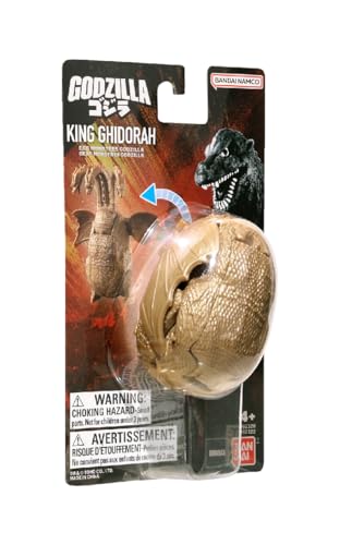Bandai Namco Godzilla King Ghidorah Transforming Egg Toy Figure – 4.5-Inch Collectible