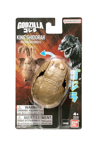 Bandai Namco Godzilla King Ghidorah Transforming Egg Toy Figure – 4.5-Inch Collectible