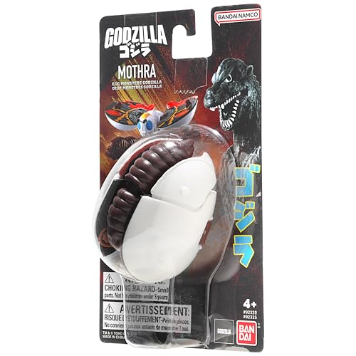 Bandai Namco Godzilla Mothra Transforming Egg Figure – 4.5-Inch Adult Form with Larva
