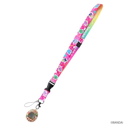 BANDAI Tamagotchi Neck Strap, Pink – Keep Your Virtual Pet Close