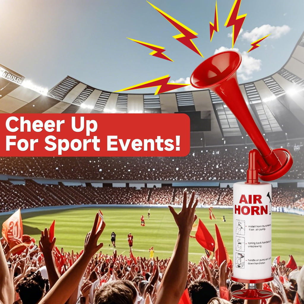 BANHAO Aluminum Handheld Air Horn – Loud Manual Noisemaker for Safety and Events