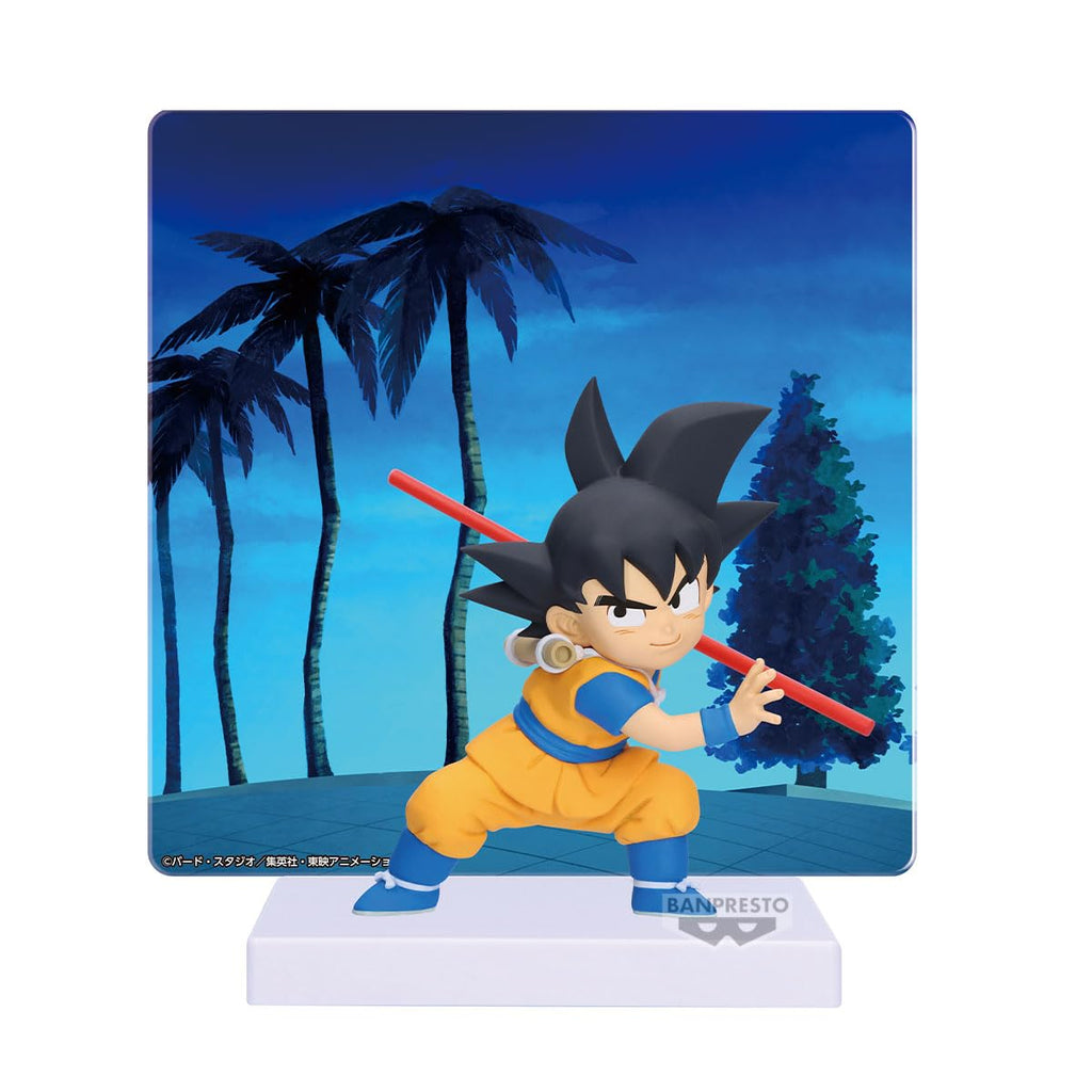 Banpresto Dragon Ball DAIMA Son Goku (Mini) with Panel Figure – 2.7" Collectible