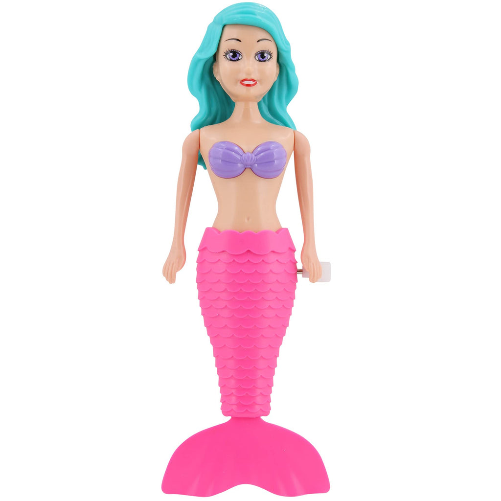 BANZAI 3-Piece Splash 'N Go Mermaid Dive Set – Wind-Up Pool Toys with Articulated Arms