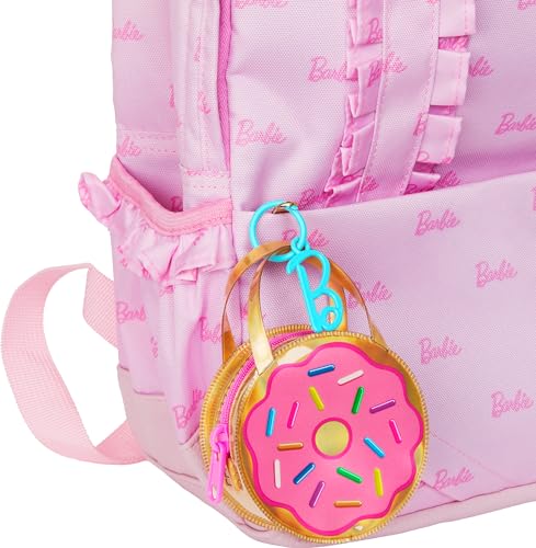 Barbie Donut Keychain Bag Set: Sprinkle Dress, 5 Candy Accessories for Dolls