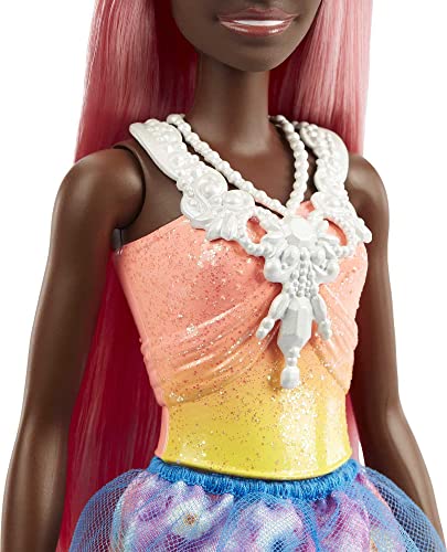 Barbie Dreamtopia Royal Fashion Doll with Light-Pink Hair and Sparkly Bodice
