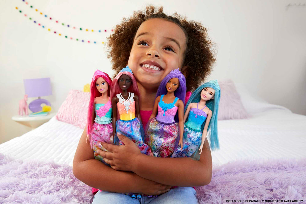 Barbie Dreamtopia Royal Fashion Doll with Light-Pink Hair and Sparkly Bodice