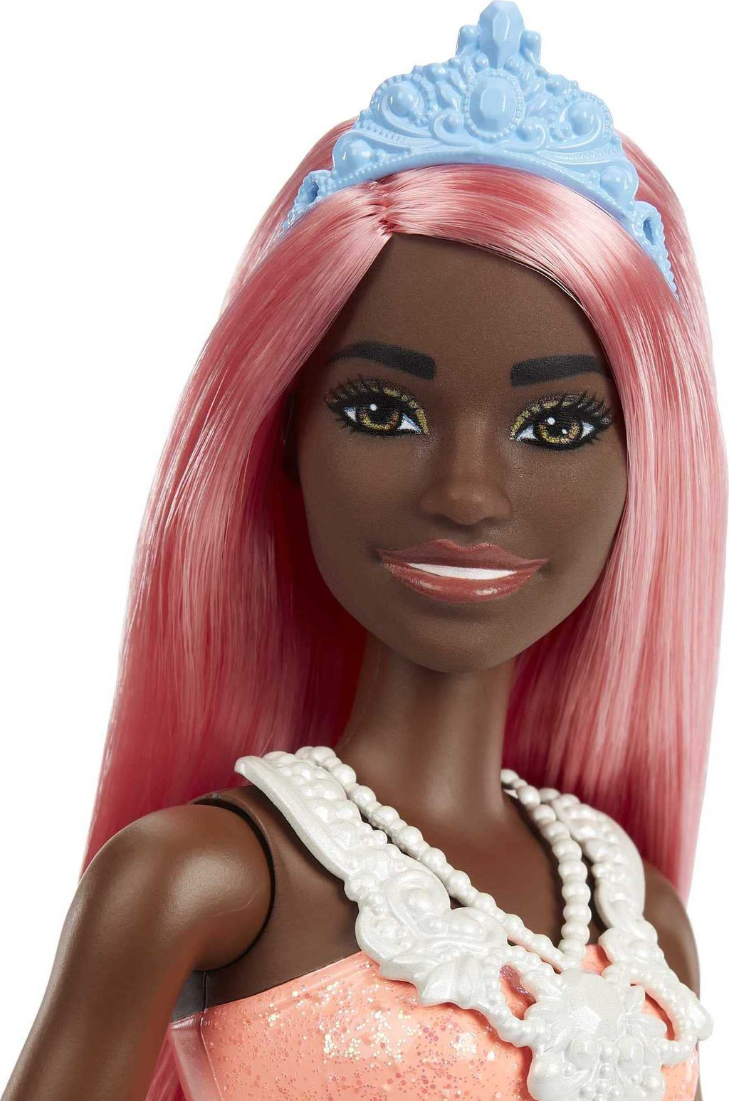 Barbie Dreamtopia Royal Fashion Doll with Light-Pink Hair and Sparkly Bodice