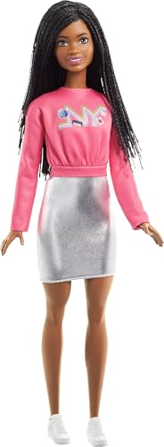 Barbie It Takes Two Brooklyn Roberts Doll - Pink NYC Shirt, Metallic Skirt, White Sneakers