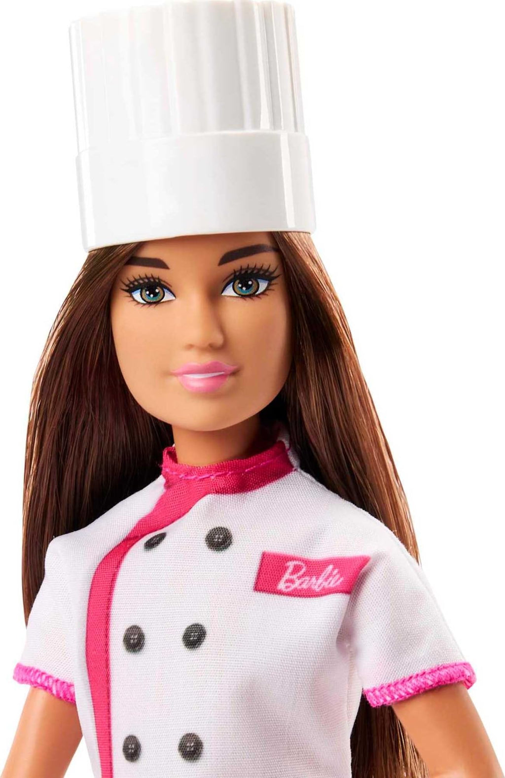 Barbie Pastry Chef Doll with Hat and Cake Slice Accessory for Imaginative Play