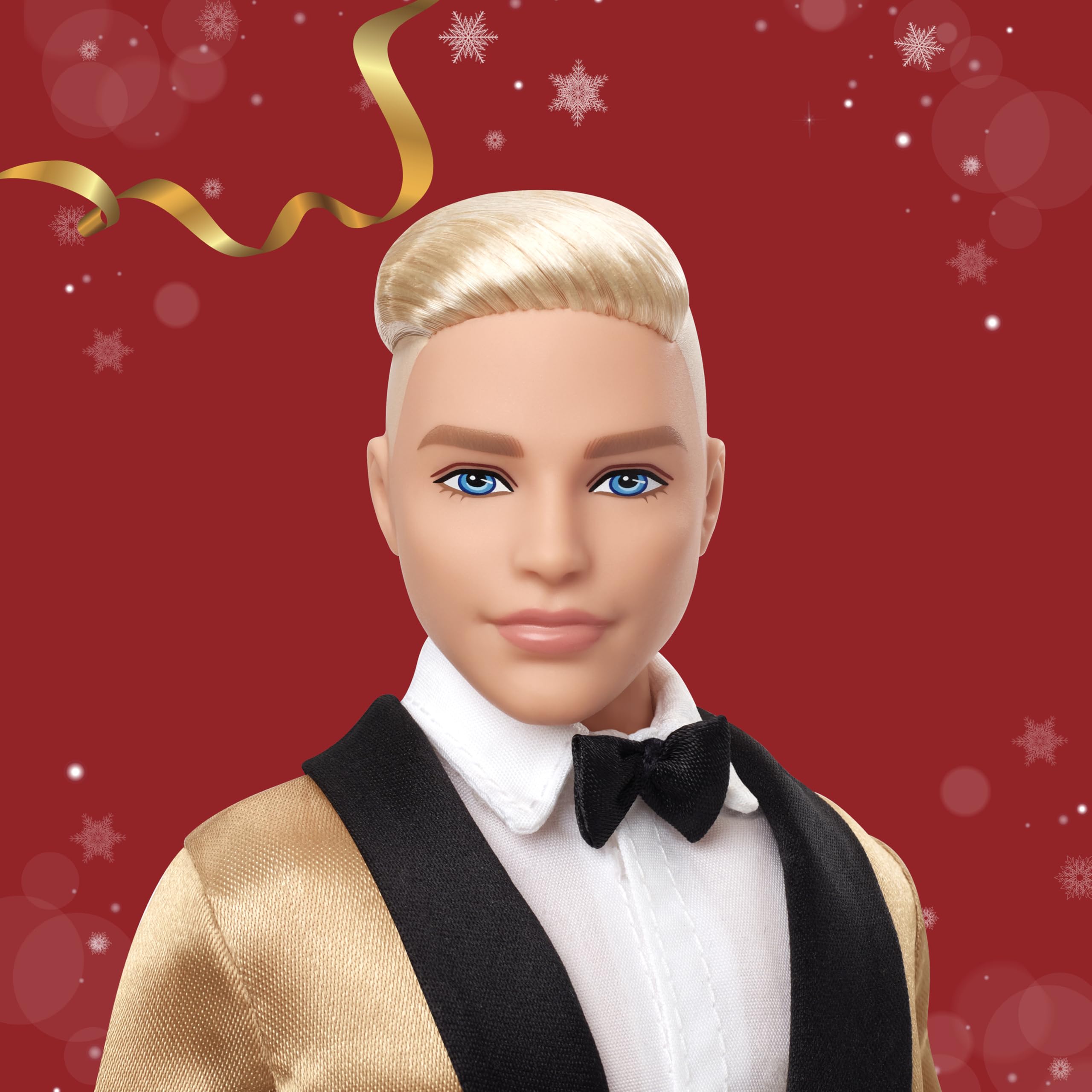 Barbie Signature 2025 Holiday Blonde Ken Collectible Doll - Debut Holiday Ken