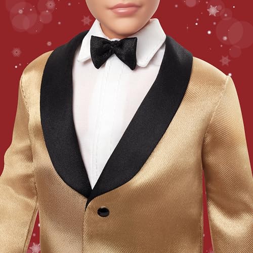 Barbie Signature 2025 Holiday Blonde Ken Collectible Doll - Debut Holiday Ken