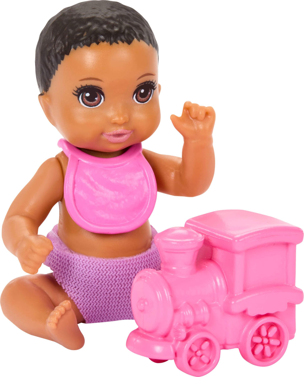 Barbie Skipper Babysitters Inc. Playset with Brunette Doll, Toddler Doll, High Chair & 8 Accessories