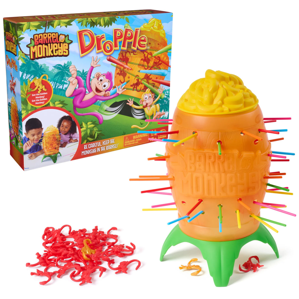 Barrel of Monkeys Dropple – A Fun Twist on Dropple and Barrel of Monkeys for Kids Ages 4+