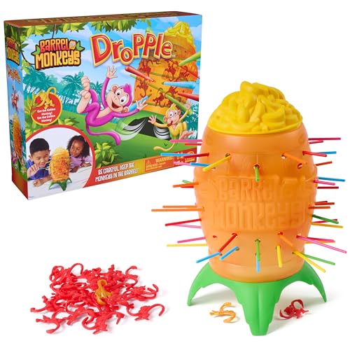 Barrel of Monkeys Dropple – A Fun Twist on Dropple and Barrel of Monkeys for Kids Ages 4+