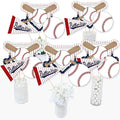 Baseball Party Centerpiece Sticks - 15-Piece Set by Big Dot of Happiness - Double-Sided Cardstock Table Toppers for Sports Events