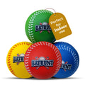 BATBUNT Foam Practice Baseballs for Kids - 4-Pack Soft Indoor/Outdoor Training Balls (30g each)