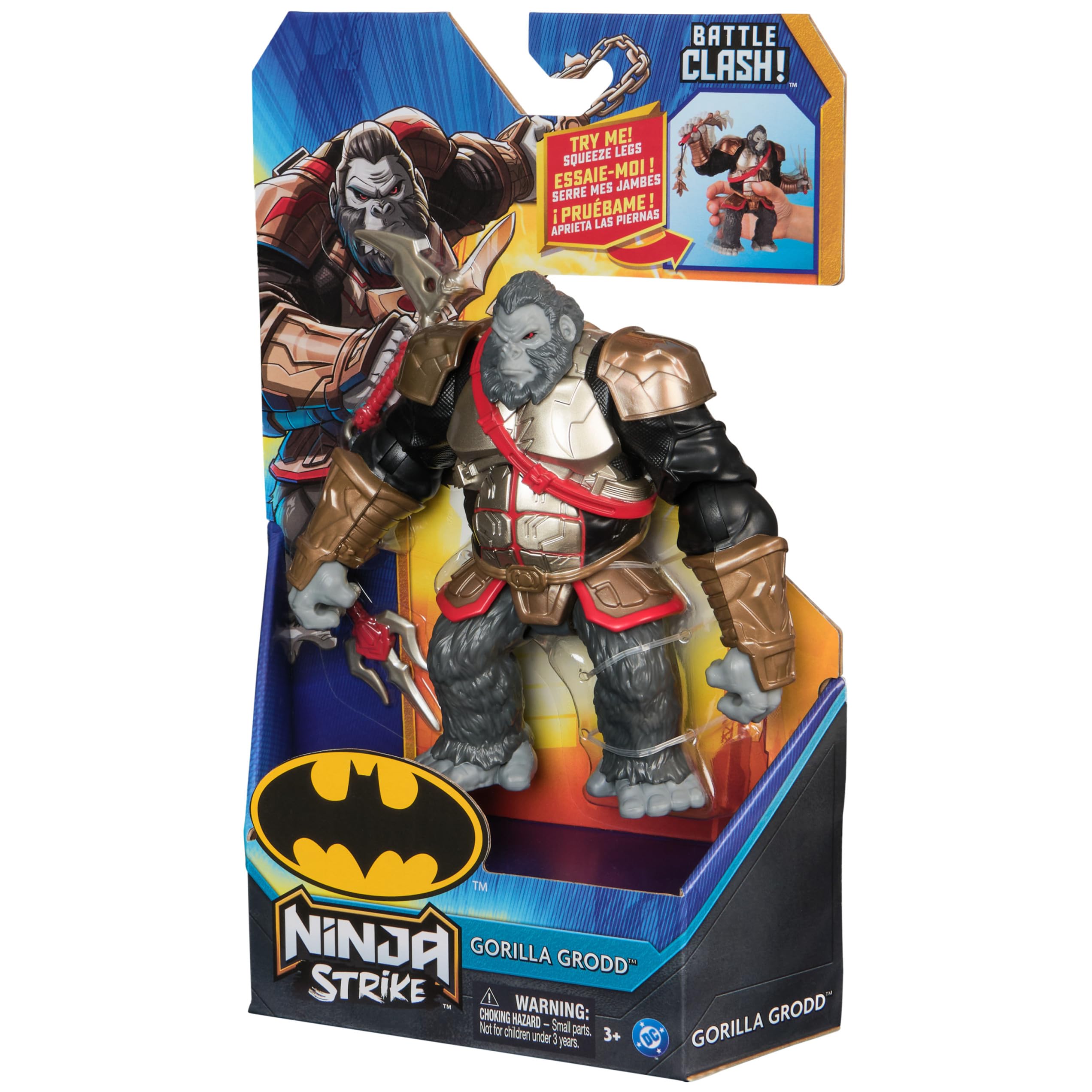 Batman Ninja Strike Battle Clash 6-Inch Action Figure with 2 Ninja Accessories