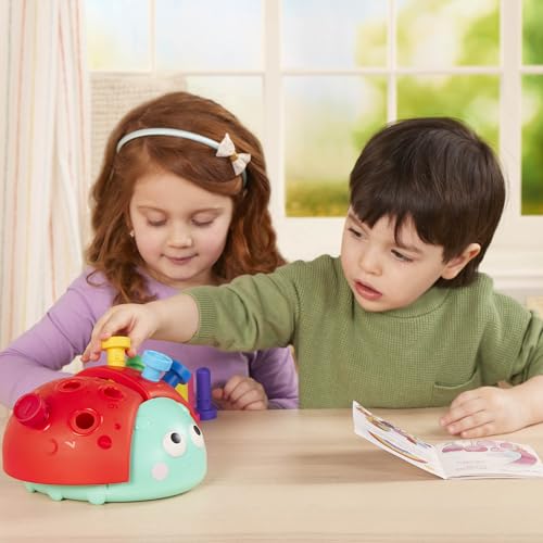 Battat Education Ladybug Peg Toy – Fine Motor Skills & Color Learning for Toddlers 18+ Months