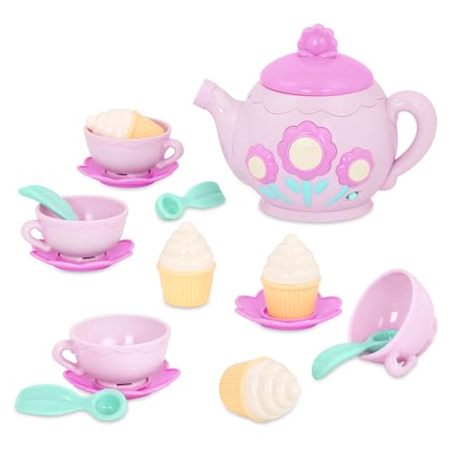 Battat Play Circle Singing Teapot Musical Tea Party Set – 17 Pieces, Ages 3+