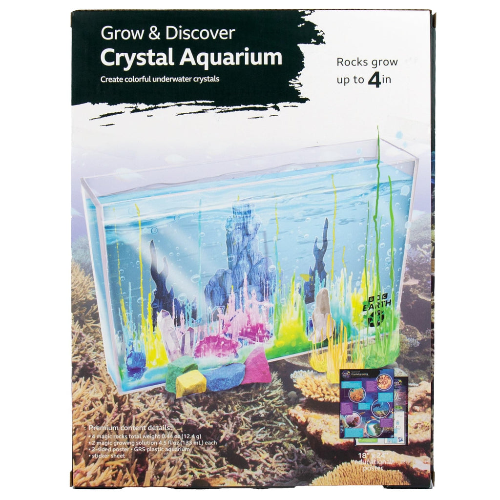 BBC Earth Crystal Aquarium: Colorful Crystal Growing Kit for Kids Ages 6+