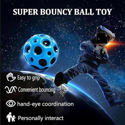 BBLING High Bouncing Balls – 6-Pack for Hand-Eye Coordination, Indoor & Outdoor Play