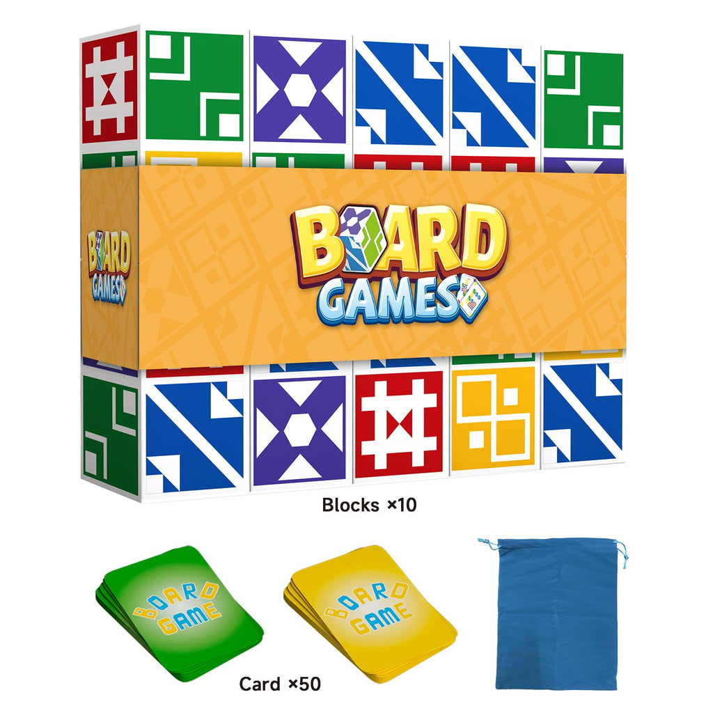 BBnote Family Matching Game: Block Puzzle for Kids & Adults, 2-Player Card Game Ages 6+