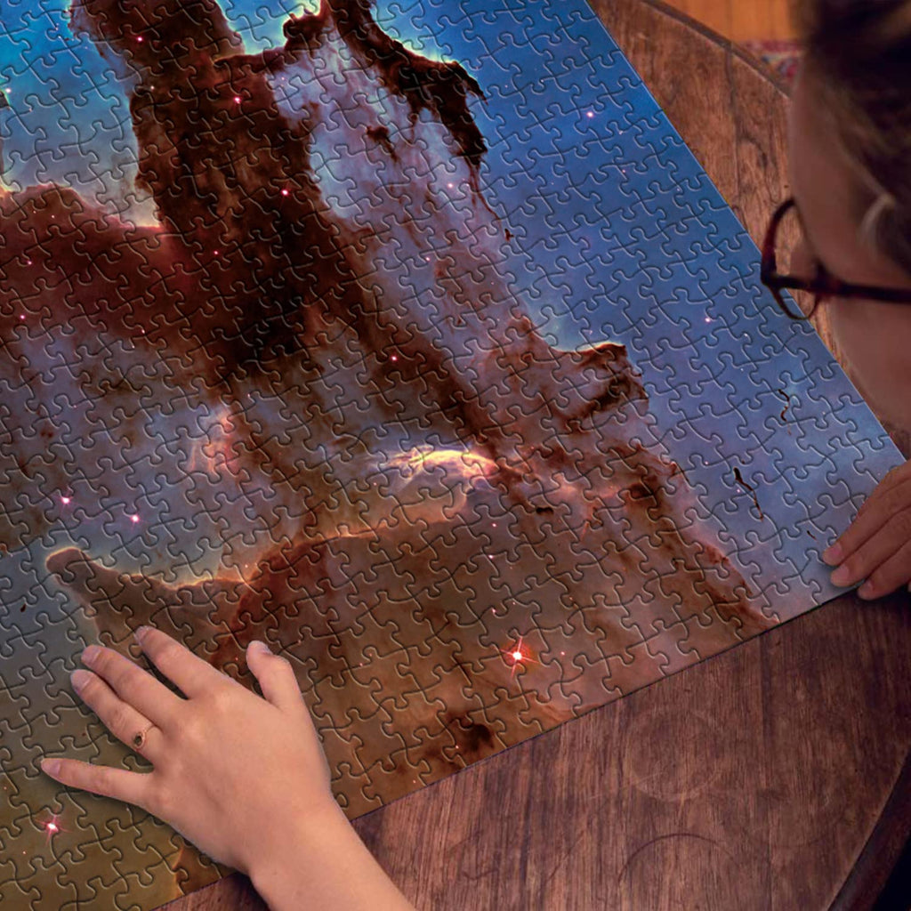 BBOLDIN Space Puzzle 1000 Pieces – Hubble Pillars of Creation Jigsaw for Adults