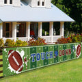 BCHOCKS Large Football Party Banner - 9.8x1.5ft Touch Down Decoration for Game Day