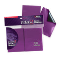 BCW Elite2 Matte Card Sleeves – Mulberry | Anti-Glare Front | Textured Back | 100 Pack