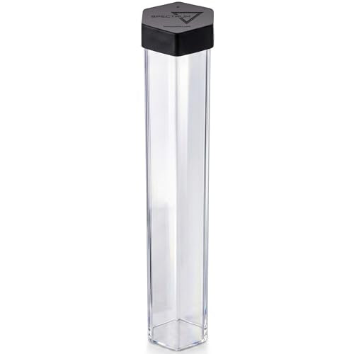 BCW Large Playmat Tube – Single Hexagon Holder for 24x14 Mats | Plastic Protective Storage for MTG, TCG