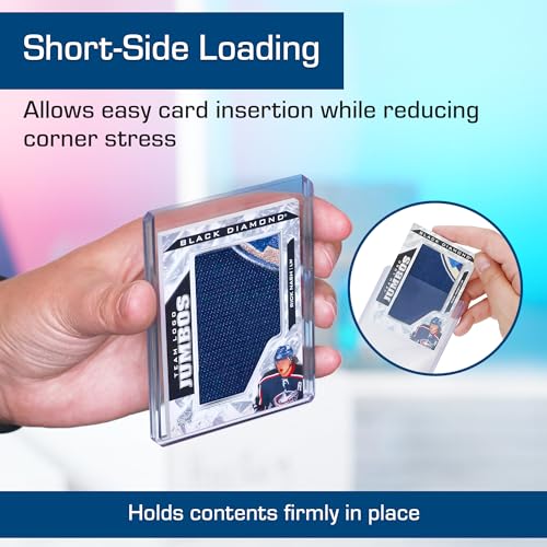 BCW Thick Card Topload Holder 10-Pack – 168pt Rigid PVC for Relic & Patch Cards