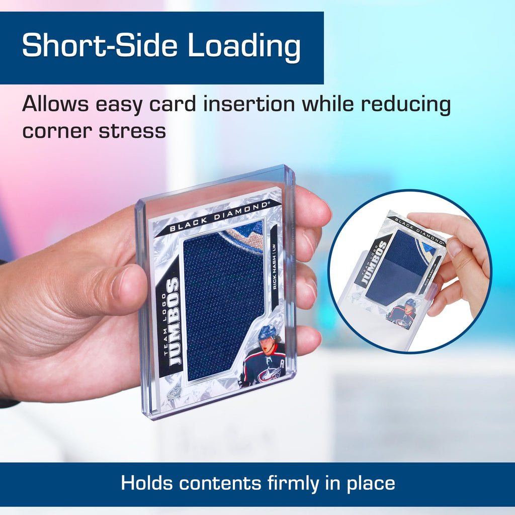 BCW Thick Card Topload Holder 10-Pack – 168pt Rigid PVC for Relic & Patch Cards