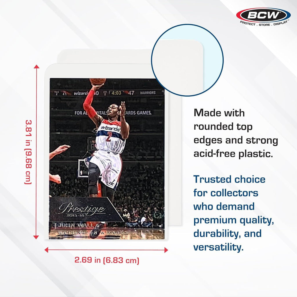 BCW Trading Card Dividers 50 Pack – Archival Plastic with Write-On Tabs for 3200 & 5000 Boxes