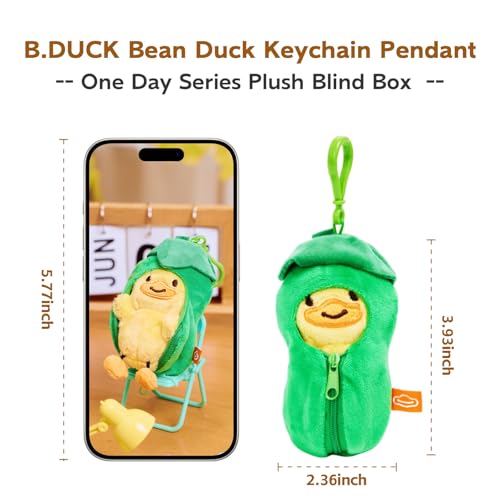 B.Duck Bean Duck Blind Box Plush Keychain – Cute Collectible Toy with Hidden Secret Edition