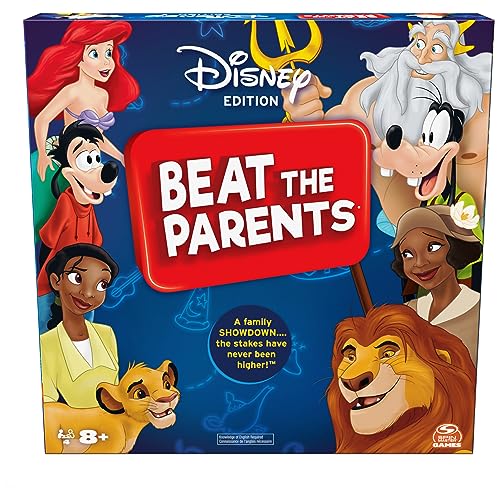 Beat the Parents Disney Edition Board Game – 150 Drawing & Active Challenges for Kids & Adults