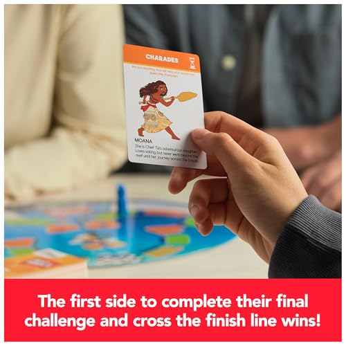 Beat the Parents Disney Edition Board Game – 150 Drawing & Active Challenges for Kids & Adults