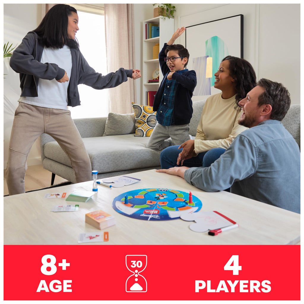 Beat the Parents Disney Edition Board Game – 150 Drawing & Active Challenges for Kids & Adults