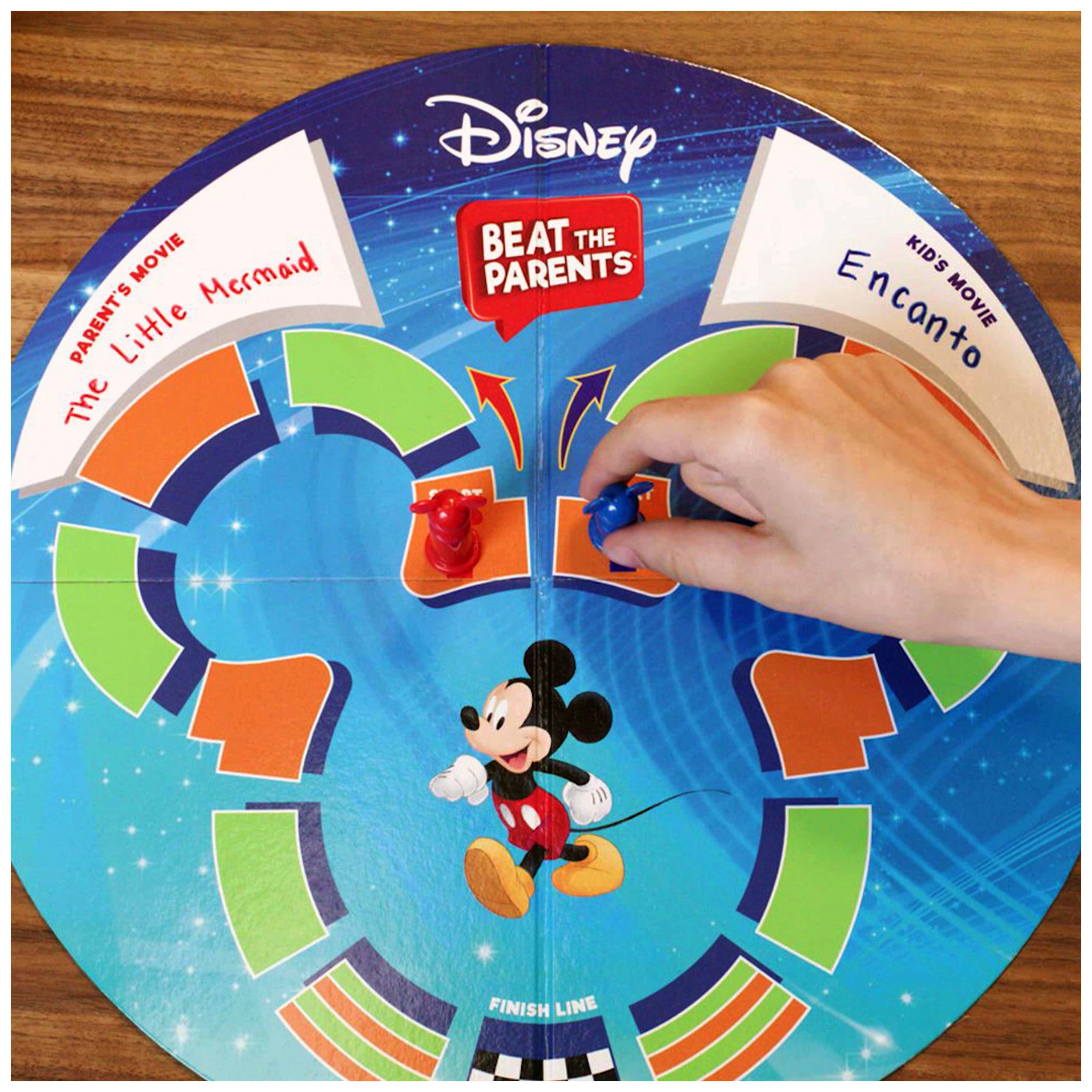 Beat the Parents Disney Edition Board Game – 150 Drawing & Active Challenges for Kids & Adults