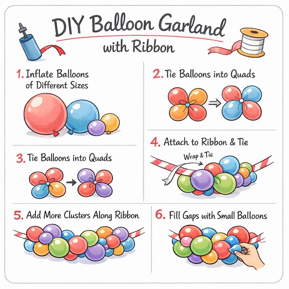 Beaumode Bluey Balloon Garland Kit – 149 Pastel Blue Pink Daisy Balloons for Girl's 2nd Birthday Party