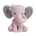Bedtime Originals Twinkle Toes Hazel Pink Elephant Plush, 10 Inches, Machine Washable