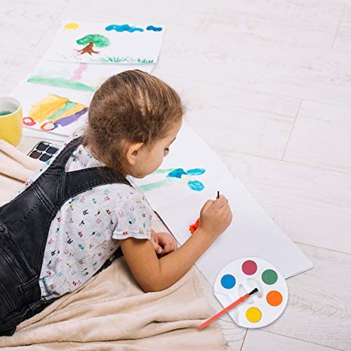 Bedwina Mini Watercolor Paint Set - Bulk Pack of 24 for Kids Party Favors